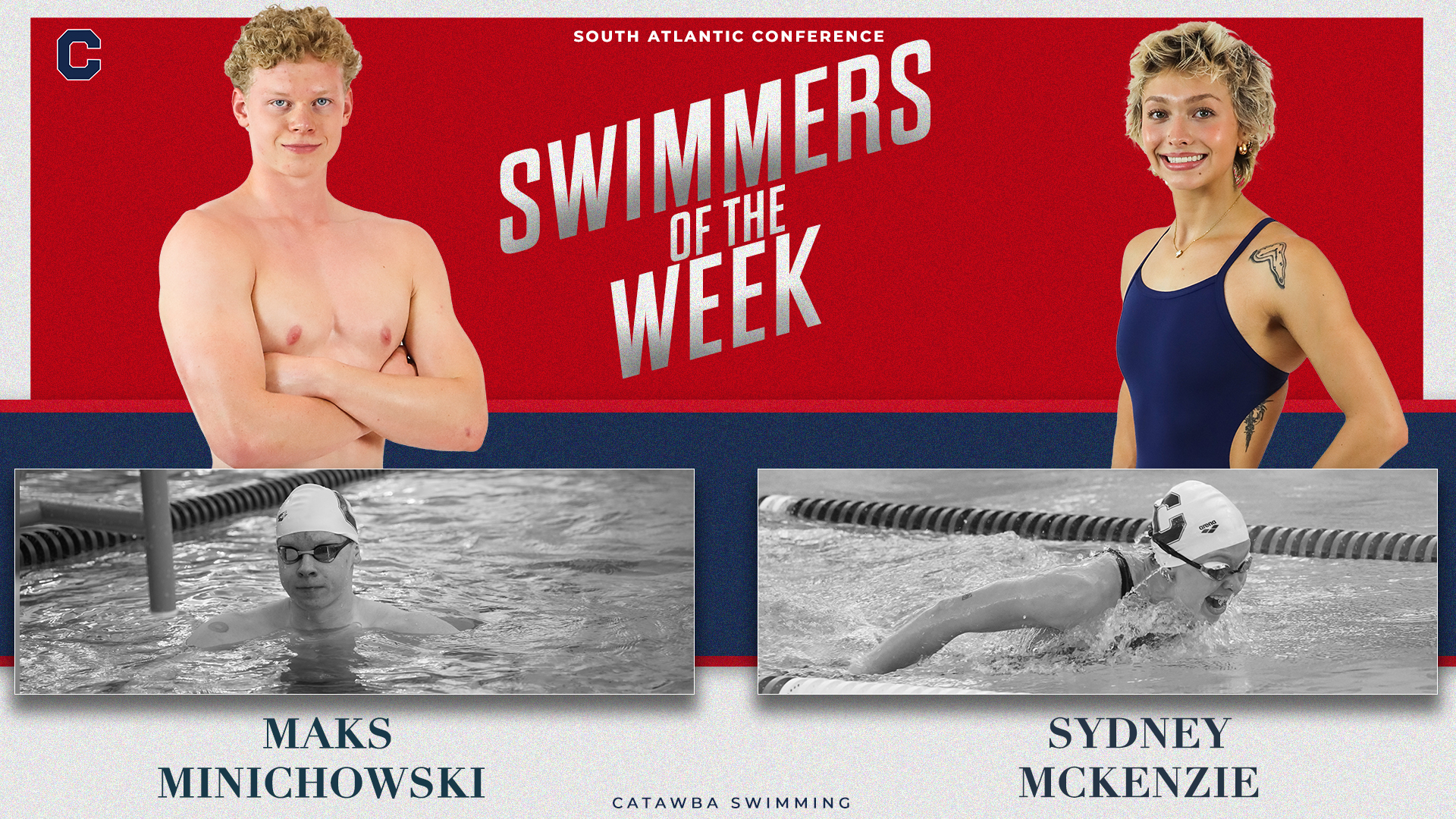 McKenzie, Minichowski sweep WePlayed Sports SAC Swimmers of the Week