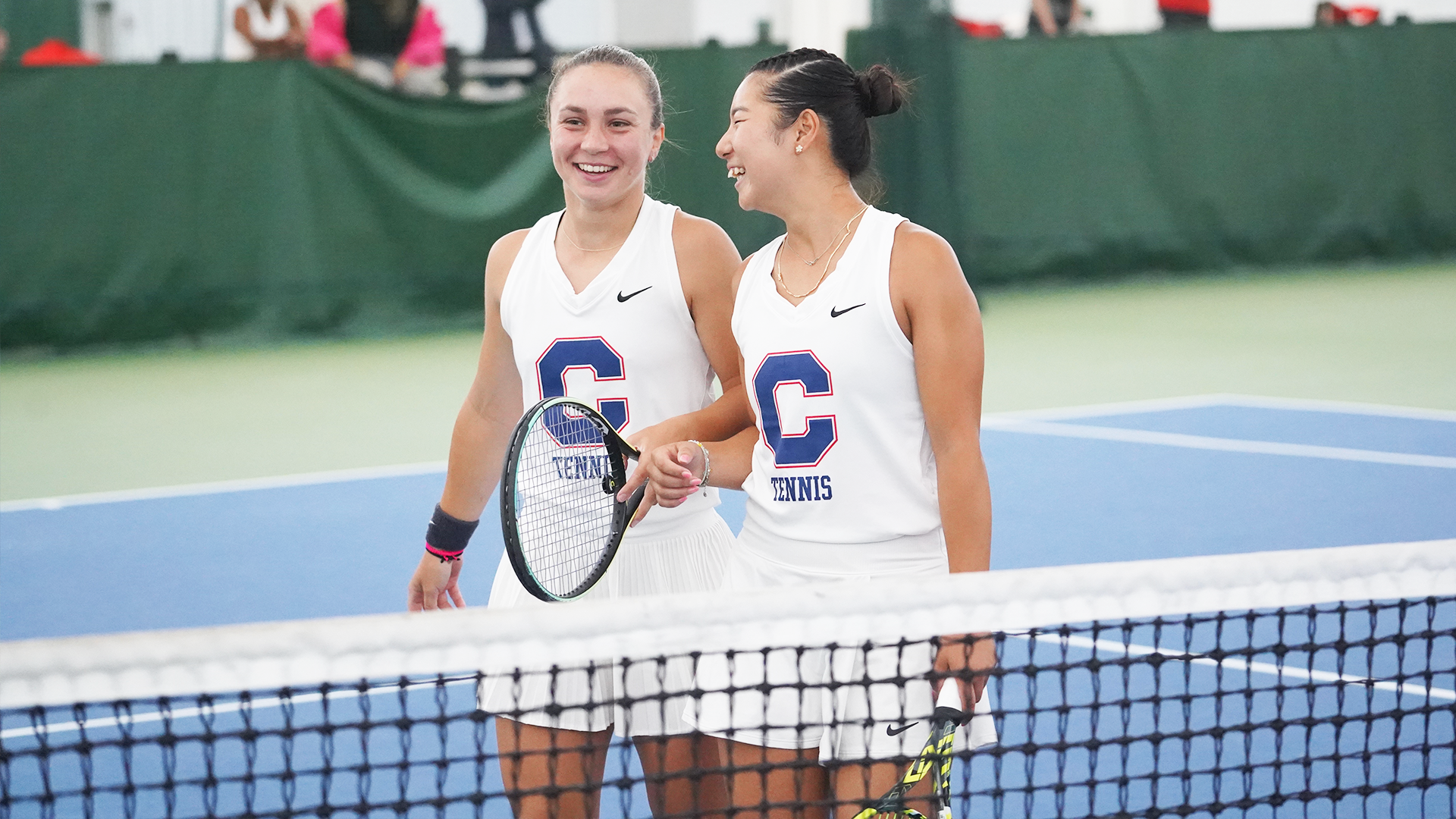 #6 Women’s Tennis earns first NCAA Tournament win in 24 years with sweep of Erskine